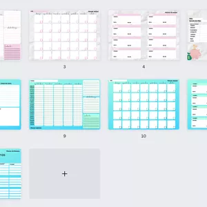 Imagem de capa para o Ebook Planner diário, semana, mensal, financeiro, metas e vendas