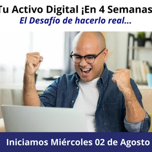 Imagen de portada para Curso online Tu Activo Digital Paso A Paso En Cuatro Semanas