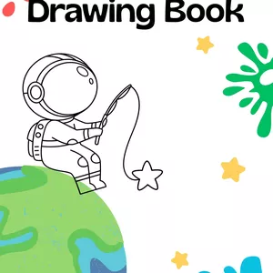 Cover image for Ebook Happy Easter Drawing &amp; Coloring Book for Kids