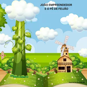 Imagem de capa para o Ebook Ebook João empreemdedor e o pé de feijão
