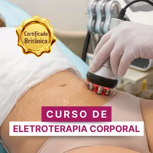 Curso Curso de Eletroterapia Corporal com Certificação Britânica