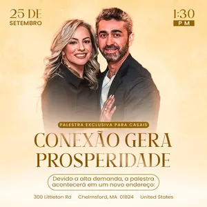 Imagem de capa para o Evento presencial Palestra Conexão Gera Prosperidade