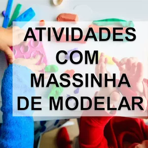 Imagem de capa para o Curso online ATIVIDADES EDUCAÇÃO INFANTIL COM MASSINHA DE MODELAR 
