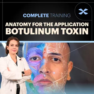 Cover image for Online course Anatomy and Botulinum toxin application points