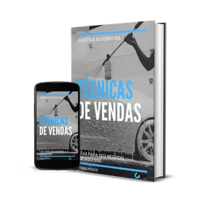 Imagem de capa para o Ebook Estética Automotiva Técnicas de Vendas - Guia para seu negócio de sucesso