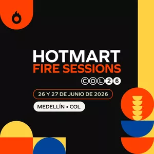 Imagen de portada para Evento presencial Hotmart FIRE Sessions Medellín 2026
