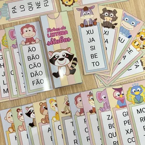 Imagem de capa para o Ebook Fichas de Leitura - Sílabas 