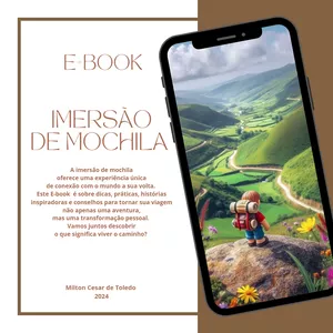 Imagem de capa para o Ebook Imersão de Mochila