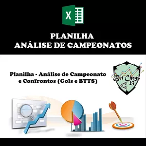 Imagem principal do produto Planilha - Análise de campeonatos