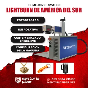 Imagen de portada para Curso online MENTORIA DE FIBRA - LIGHTBURN PARA LÁSER DE FIBRA