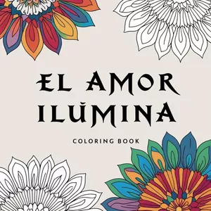 Imagen de portada para Ebook Libro para colorear "El amor Ilumina"
