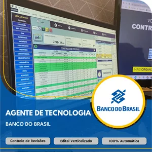 Imagem do curso Planilha do Aprovado - Banco do Brasil - Agente de Tecnologia