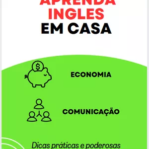 Imagem de capa para o Ebook Aprenda Inglês em casa