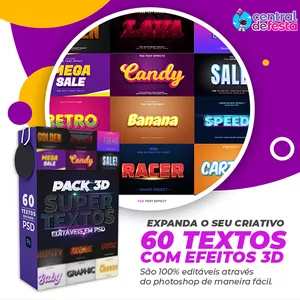 Imagem de capa para o Ebook Pack 3D Super Textos