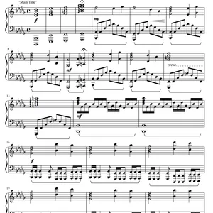 Imagem de capa para o Ebook Avatar: The Last Airbender - Piano Medley