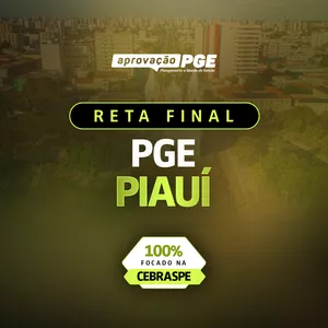 Imagem de capa para o Curso online RETA FINAL - PGE PIAUÍ