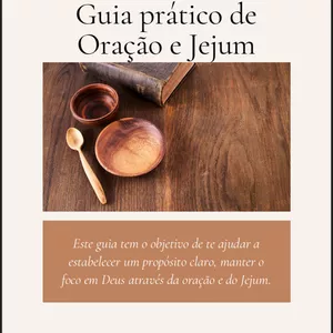 Imagem de capa para o Ebook Guia Prático de Oração e Jejum 