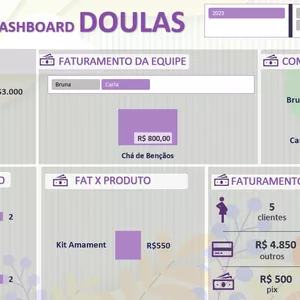 Imagem de capa para o Ebook Controle Financeiro para Doulas