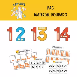 Imagem de capa para o Ebook PAC Material Dourado