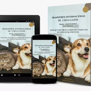 Imagem de capa para o Ebook TRANSPORTE INTERNACIONAL DE   CÃES E GATOS 