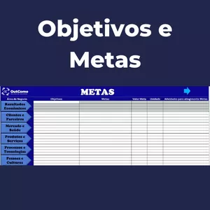 Imagem de capa para o Ebook Objetivos, Metas e Gerenciamento 