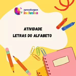 Imagem de capa para o Curso online ATIVIDADES COM AS LETRAS DO ALFABETO
