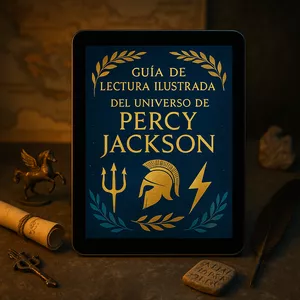 Imagen de portada para Curso online Guía de Lectura Ilustrada del Universo  de Percy Jackson