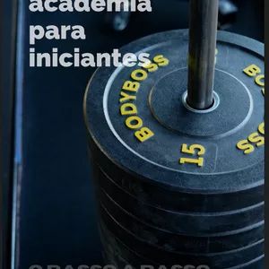 Imagem de capa para o Ebook Treinos de academia para iniciantes 