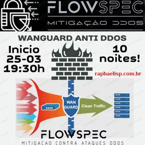 Imagem de capa para o Curso online Wanguard Anti DDos - Mitigação Ataques DDoS Andrisoft 