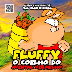 Imagem de capa para o Ebook Fluffy o coelho do avental vermelho