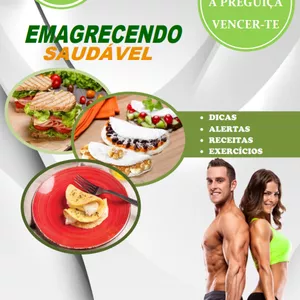 Imagem de capa para o Ebook Emagrecendo Saudável