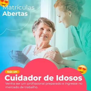 Imagem de capa para o Curso online  Cuidador de Idoso