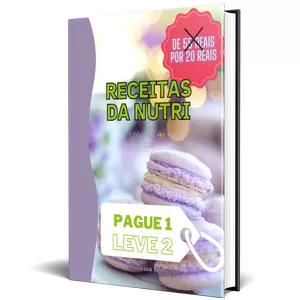 Imagem de capa para o Ebook Mais de 20 Receitas de Sobremesas