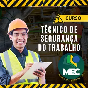 Imagem de capa para o Curso online TÉCNICO DE SEGURANÇA DO TRABALHO