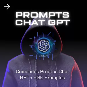 Imagem de capa para o Ebook Prompts Chatgpt 
