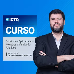 Imagem de Curso - Estatística Aplicada aos Métodos e Validação Analítica criado por ICTQ - Instituto de Ciência, Tecnologia e Qualidade na hotmart