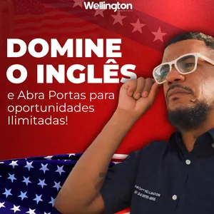 Curso Aprenda inglês rápido com Professor Wellington experiente graduado nos EUA. 