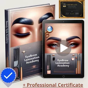 Cover image for Online course Eyebrow lamination Academy + Professional certificate