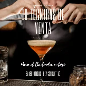 Imagen de portada para Ebook 10 técnicas de venta para el bartender exitoso.