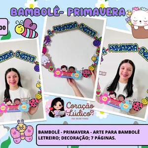 Imagem de capa para o Ebook 🌸Bambolê - Primavera 