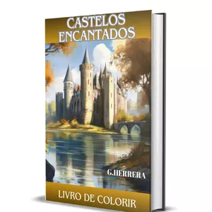 Imagem de capa para o Ebook LIVRO PARA COLORIR - CASTELOS ENCANTADOS