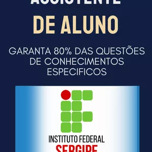 Imagem de capa para o Ebook ebook para o cargo de assistente de aluno IF-SE
