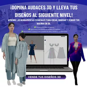 Imagen de portada para Curso online Aprende Audaces 3D