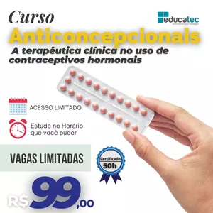 Imagem do curso Anticoncepcionais | A terapêutica clínica no uso de contraceptivos hormonais 