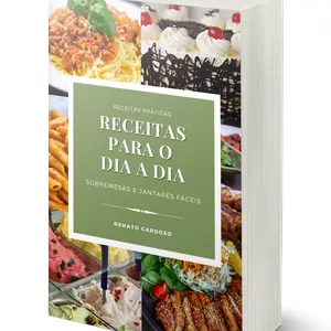 Imagem de capa para o Ebook RECEITAS PARA O DIA A DIA – SOBREMESAS E JANTARES FÁCEIS