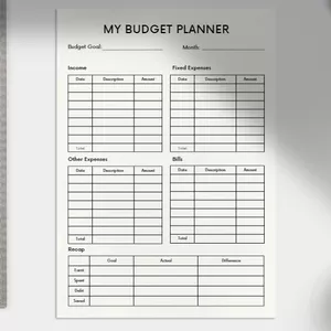 Cover image for Ebook My Budget Planner