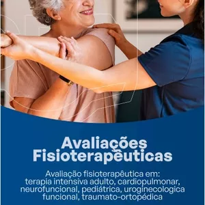 Imagem de capa para o Ebook AVALIAÇÕES FISIOTERAPÊUTICAS