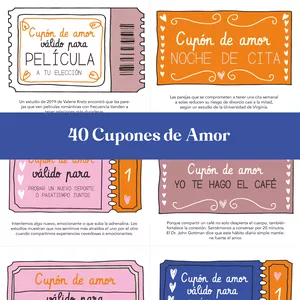 Imagen de portada para Ebook 41 Cupones de Amor para Imprimir en Pareja