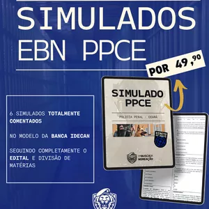 Imagem de capa para o Curso online SIMULADOS EBN - PPCE 