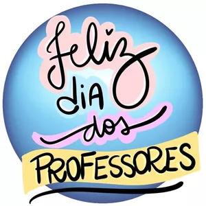 Imagem de capa para o Ebook Banner Redondo Dia dos Professores 
